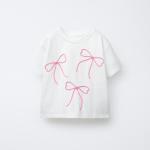 DRAWSTRING BOW T-SHIRT