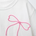 DRAWSTRING BOW T-SHIRT
