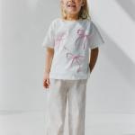 DRAWSTRING BOW T-SHIRT