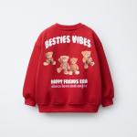 BEAR PRINT SWEATSHIRT