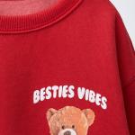 BEAR PRINT SWEATSHIRT