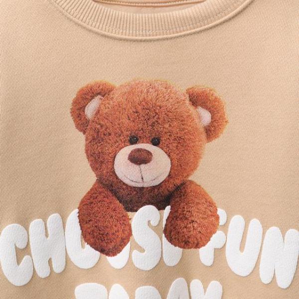 BEAR PRINT SWEATSHIRT