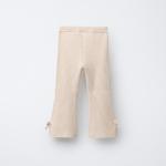 BOW DETAIL KNIT FLARE LEGGINGS