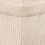 BOW DETAIL KNIT FLARE LEGGINGS