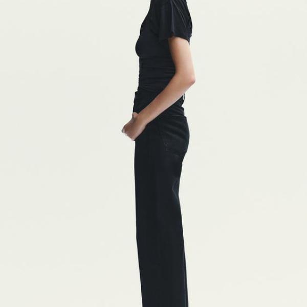 TRF HIGH-WAIST WIDE-LEG JEANS