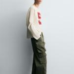 PRINTED CHECK T-SHIRT