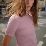 SOFT-TOUCH SHORT SLEEVE KNIT TOP