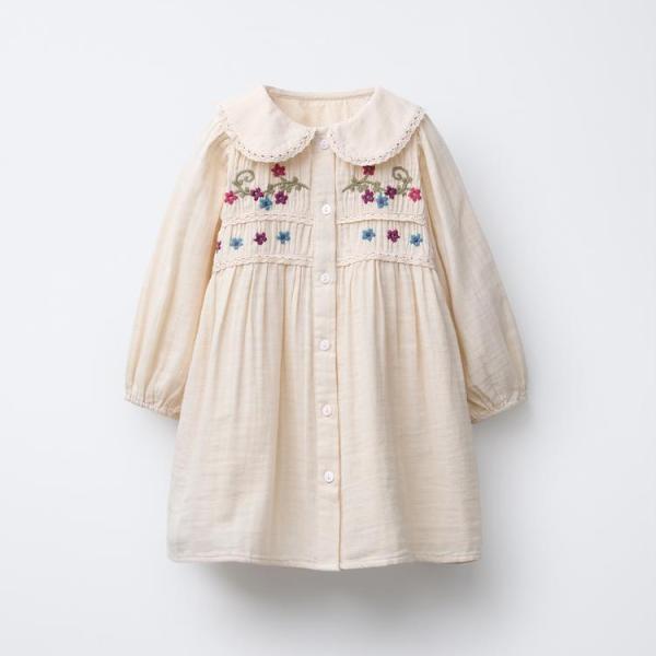 EMBROIDERED FLORAL DRESS