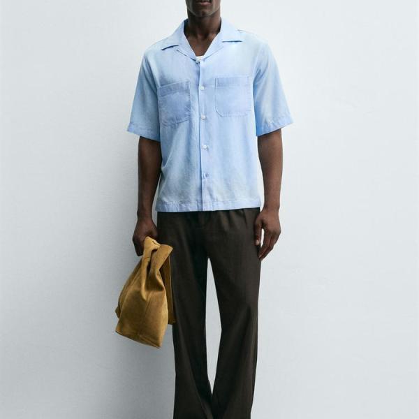 LYOCELL-LINEN SHIRT