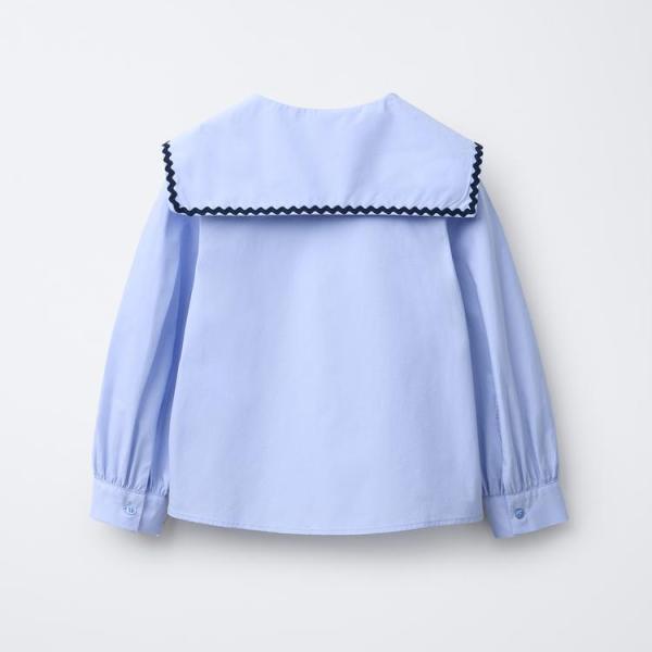 SHIRT WITH WAVY COLLAR