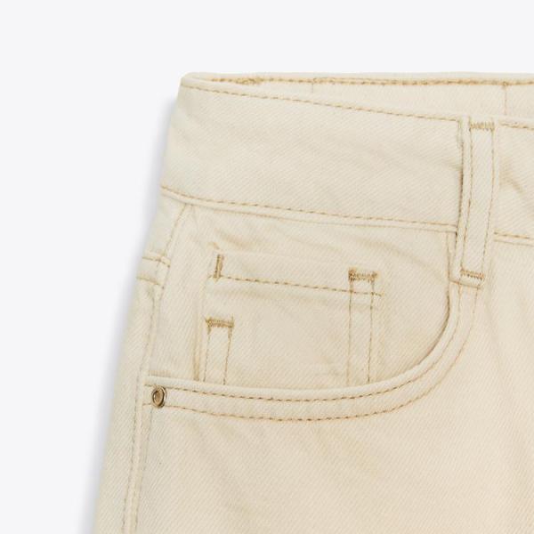 JEANS STRAIGHT ANKLE HIGH-WAIST