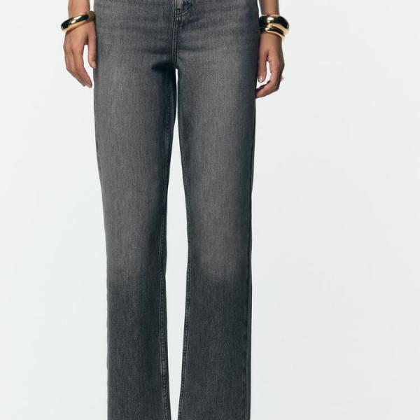 JEANS STRAIGHT ANKLE HIGH-WAIST