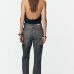 JEANS STRAIGHT ANKLE HIGH-WAIST