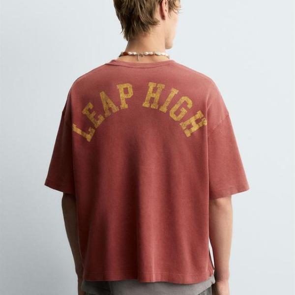 VARSITY OPEN WEAVE T-SHIRT