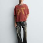 VARSITY OPEN WEAVE T-SHIRT