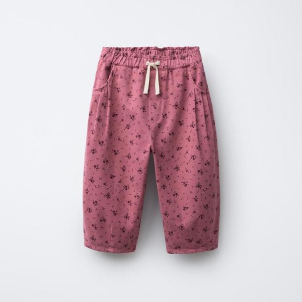 FLORAL BAGGY TROUSERS