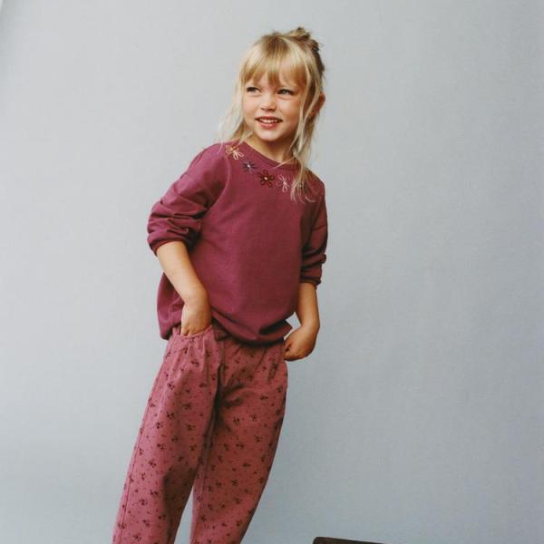 FLORAL BAGGY TROUSERS
