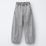 BARREL DENIM TROUSERS