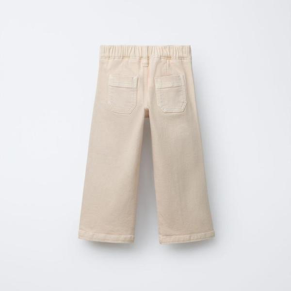 MARINE TWILL TROUSERS WITH DART DETAIL