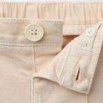 MARINE TWILL TROUSERS WITH DART DETAIL