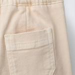 MARINE TWILL TROUSERS WITH DART DETAIL