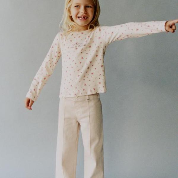 MARINE TWILL TROUSERS WITH DART DETAIL