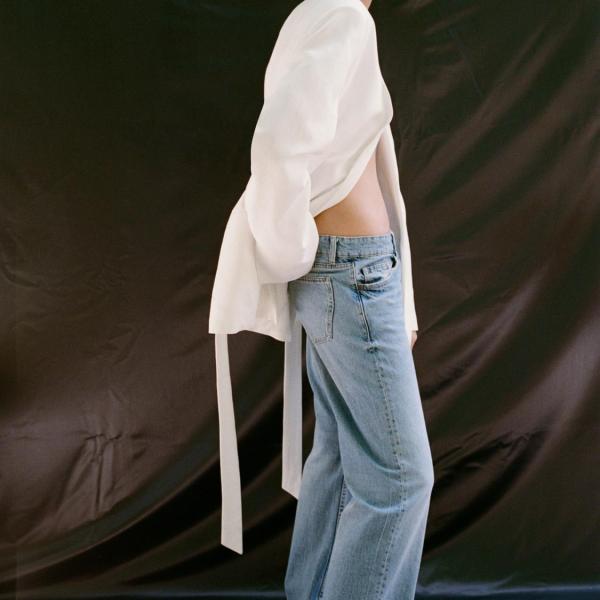 TRF WIDE-LEG LOW-RISE JEANS