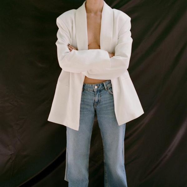 TRF WIDE-LEG LOW-RISE JEANS