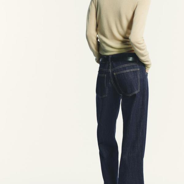 TRF WIDE-LEG LOW-RISE JEANS