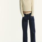 TRF WIDE-LEG LOW-RISE JEANS