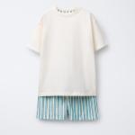 6-14 YEARS/ STRIPED T-SHIRT AND BERMUDA PYJAMAS