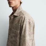 RELAXED FIT ABSTRACT PRINT SHIRT