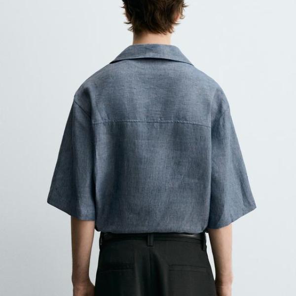 100% LINEN POLO SHIRT