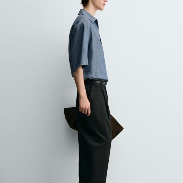 100% LINEN POLO SHIRT