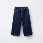 DENIM CULOTTES WITH TIES