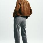 REGULAR FIT HIGH-WAIST JEANS WITH BELT