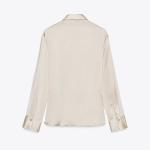 SATIN SHIRT WITH KNOT
