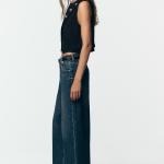 GOLD BUTTON CROSSOVER TOP