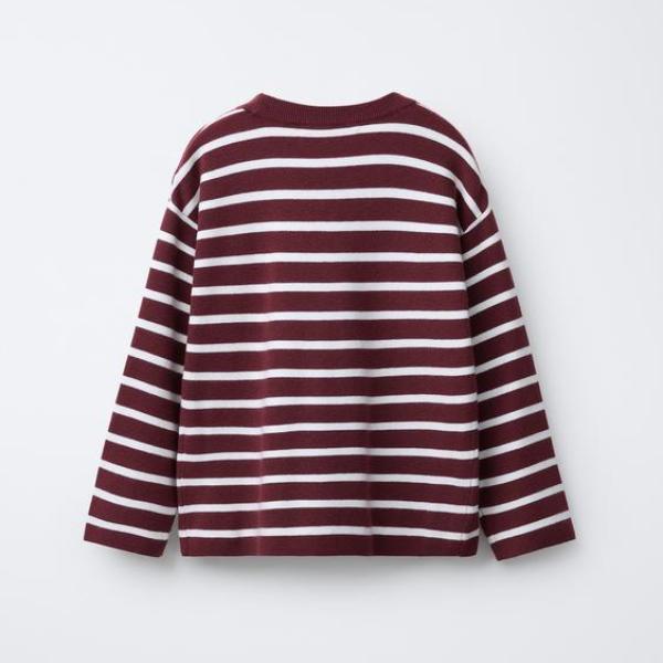 STRIPED KNIT T-SHIRT