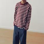 STRIPED KNIT T-SHIRT