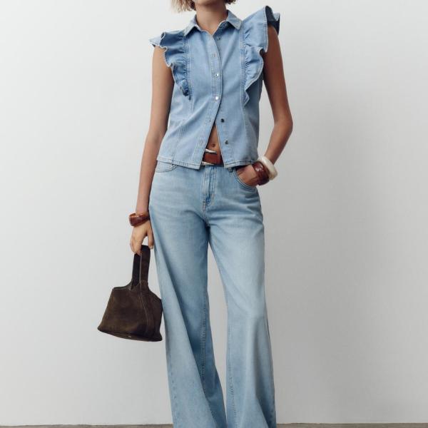 JEANS STRAIGHT HIGH-WAIST FULL LENGTH