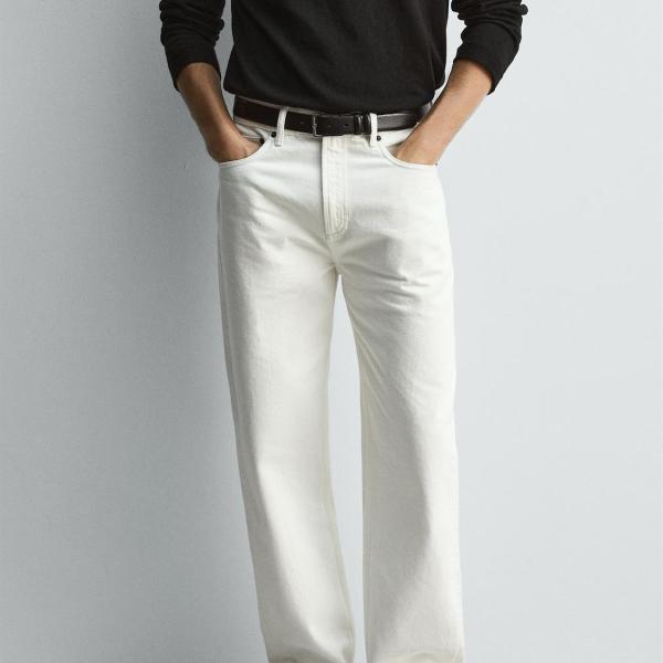STRAIGHT ANKLE FIT JEANS