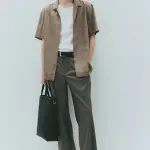 Regular Fit Textured-weave Resort Shirt