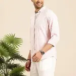 Men's Standard Bengal Stripes Casual Shirt