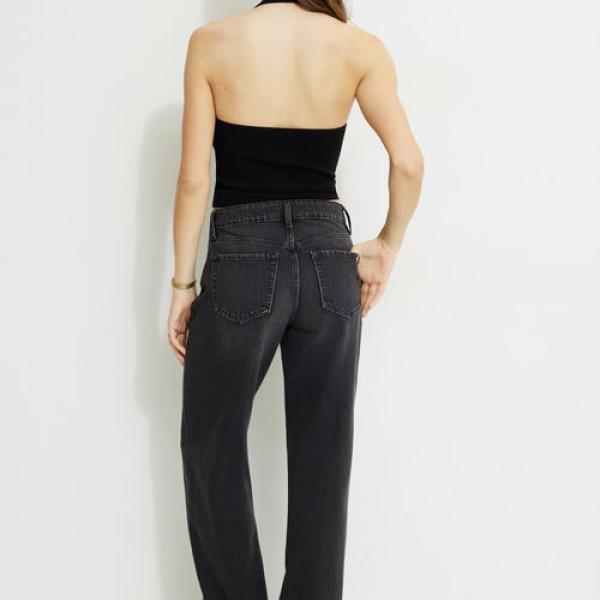 Mika Mid Rise Relaxed Straight Leg Jeans