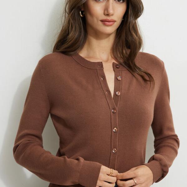 Rebecca Crewneck Cardigan