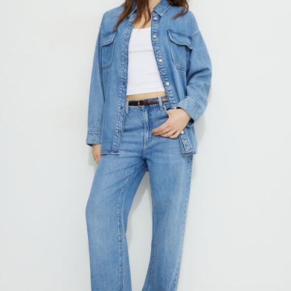 Sydney Mid Rise Baggy Fit Tencel™ Jeans
