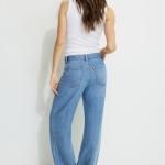 Sydney Mid Rise Baggy Fit Tencel™ Jeans