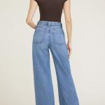 Lennon Ultra High Rise Wide Leg Column Jeans