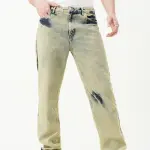 grunge revival men's regular straight jeans